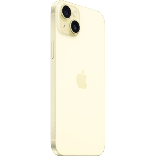 Смартфон Apple iPhone 15 128 ГБ, nano SIM + eSIM, желтый (б/у)