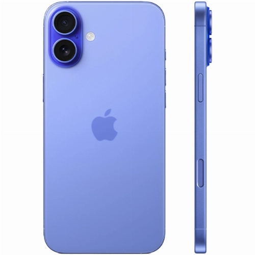 Смартфон Apple iPhone 16 128 GB, Dual SIM (eSIM), Ultramarine (б/у)