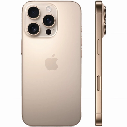 Смартфон Apple iPhone 16 Pro Max 512 GB, Dual SIM (nano SIM), Desert Titanium (б/у)